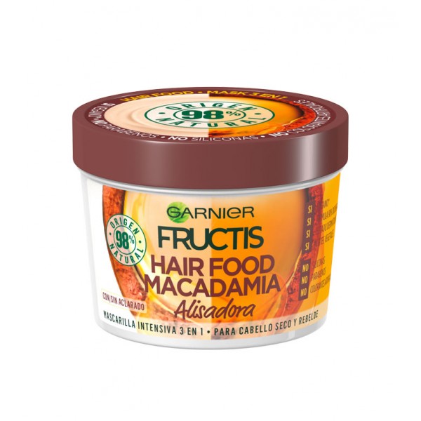 Garnier - Hair Food Macadamia Alisadora 390ml Maschera Per Capelli