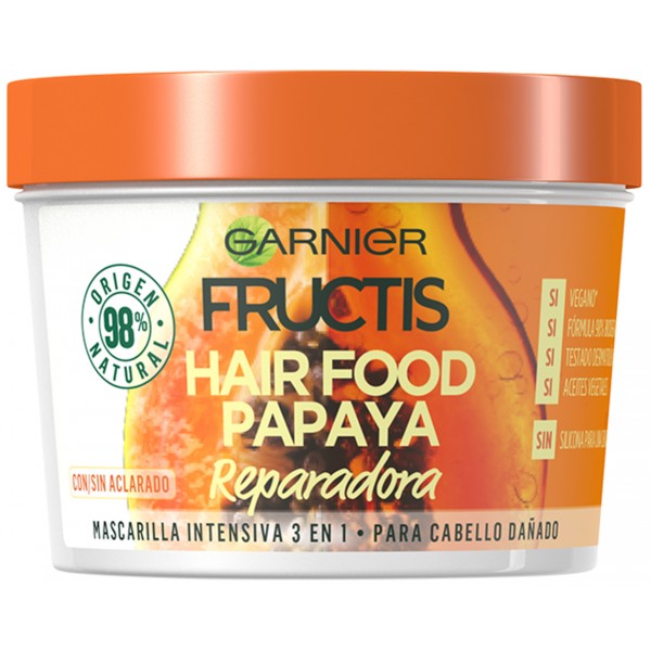 Hair Food Papaya Reparadora - Garnier Hårmask 390 Ml