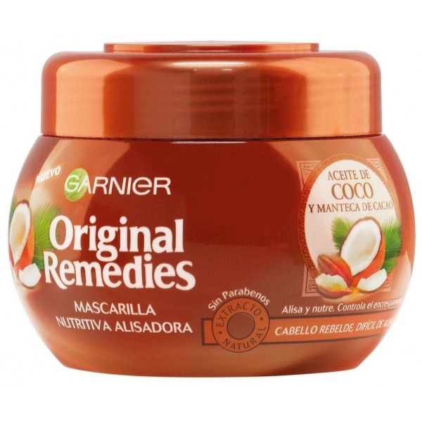 Masque à La Noix De Coco Et à L'huile De Cacao - Garnier Haarmaske 300 Ml