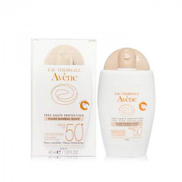 Avène - Eau Thermale Fluide Minéral Teinté 40ml Protezione Solare