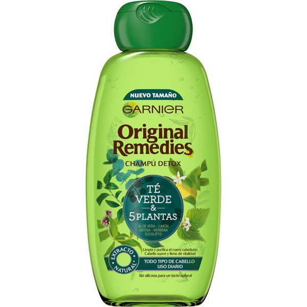 Original Remedies 5 Plantas Beneficiosas - Garnier Shampoo 300 Ml