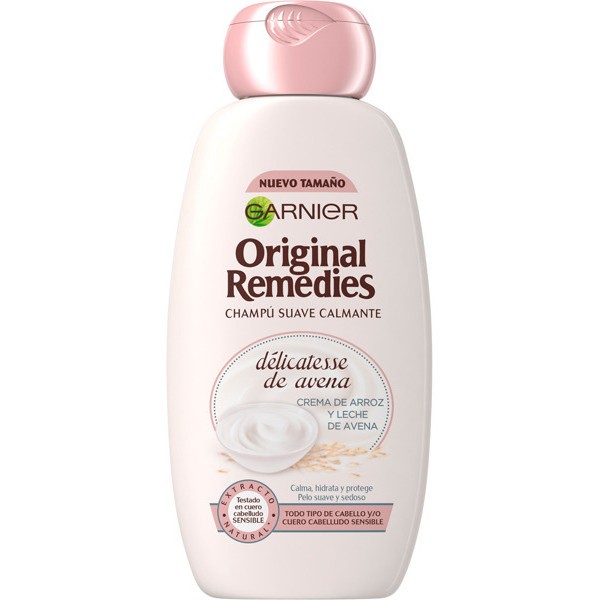 Original Remedies Délicatesse De Avena - Garnier Shampoo 300 Ml