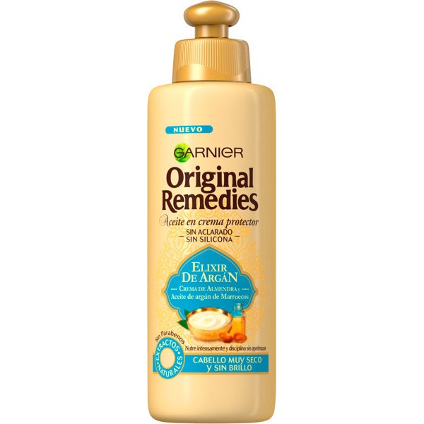 Original Remedies Crème Protectrice - Garnier Cuidado Del Cabello 200 Ml