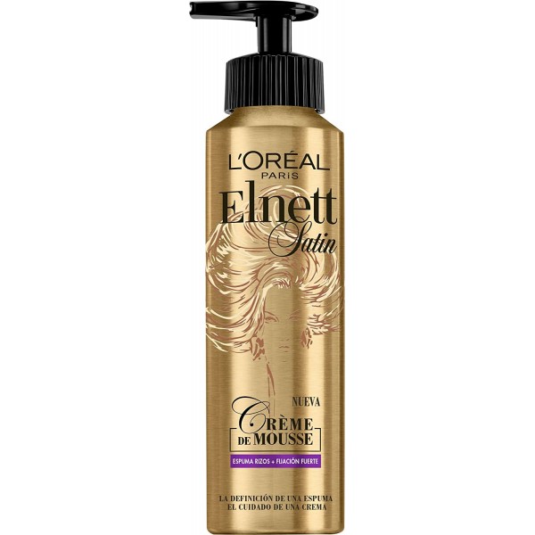 Elnett Satin Crème De Mousse Fixation Forte - L'Oréal Haarverzorging 200 Ml