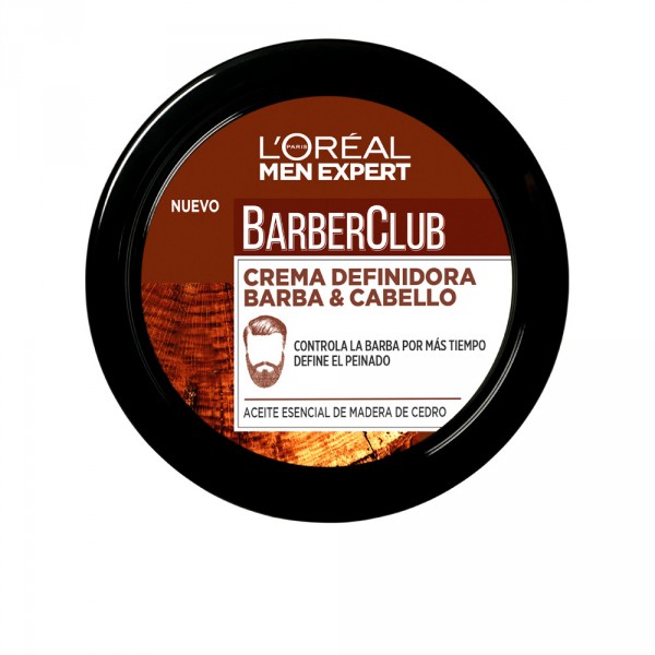 Barber Club Crema Definidora Barba Y Cabello - L'Oréal Scheren En Baardverzorging 75 Ml