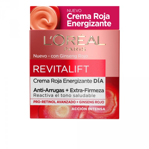 Revitalift Crème De Jour Énergisante Au Ginseng Rouge - L'Oréal Energieke En Stralende Behandeling 50 Ml