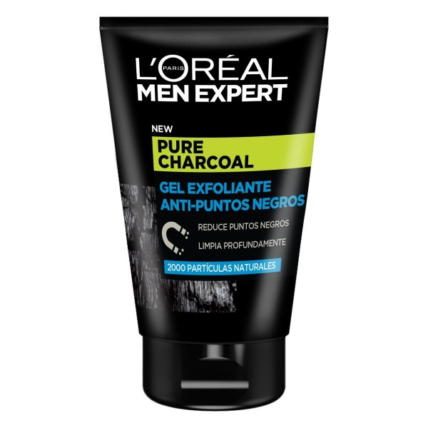 Pure Charcoal Gel Exfoliant Anti-Points Noirs - L'Oréal Peeling Und Gesichtspeeling 100 Ml