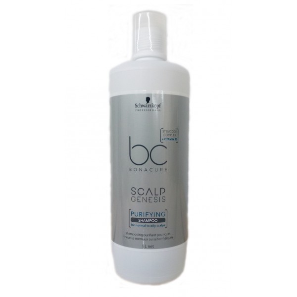 BC Bonacure Scalp Genesis Shampooing Purifiant - Schwarzkopf Shampoo 1000 Ml
