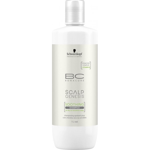 BC Bonacure Scalp Genesis Shampooing Apaisant - Schwarzkopf Shampoo 1000 Ml