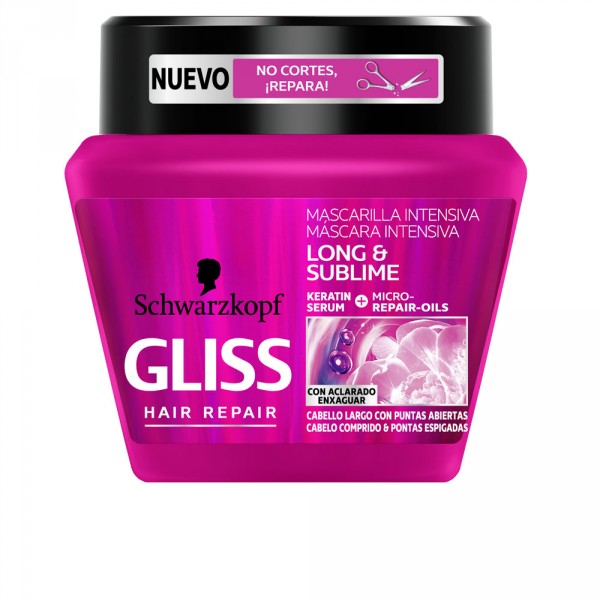 Gliss Long And Sublime Masque - Schwarzkopf Haarmasker 300 Ml