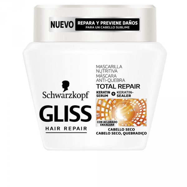 Gliss Total Repair Masque - Schwarzkopf Mascarilla Para El Cabello 300 Ml