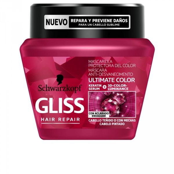 Gliss Ultimate Color Masque - Schwarzkopf Haarmasker 300 Ml