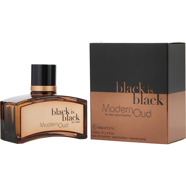 Nuparfums - Black Is Black Modern Oud Pour Homme 100ml Eau De Toilette Spray