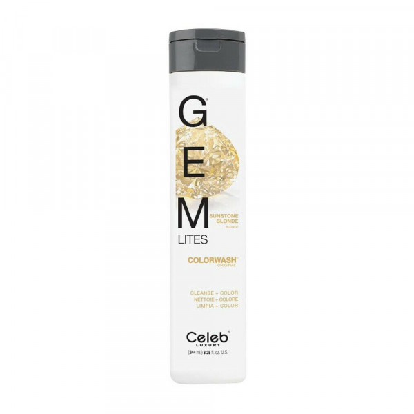 Gem Lites Colorwash Sunstone Blonde - Celeb Luxury Shampoo 244 Ml