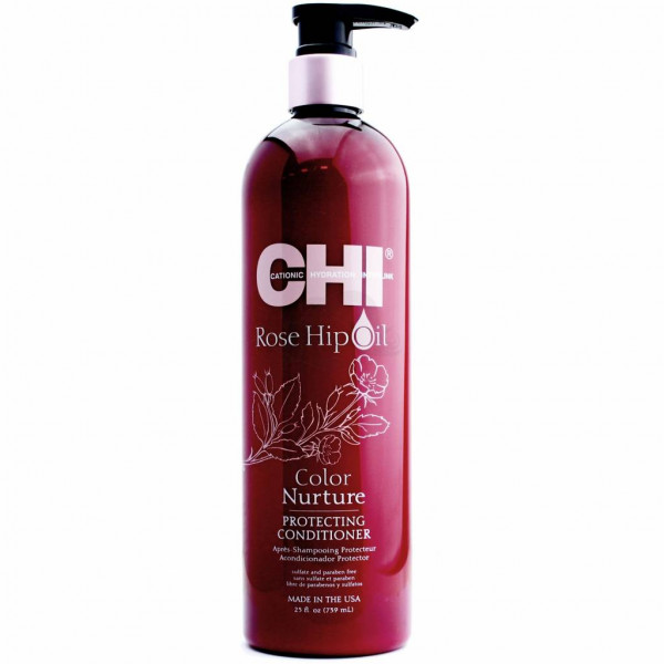 Rose Hip Oil Color Nurture Après-shampooing Protecteur - CHI Conditioner 739 Ml