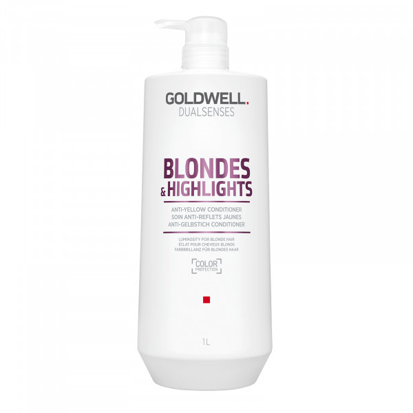 Blondes & Highlights Soin Anti-Reflets Jaunes - Goldwell Haarspülung 1000 Ml