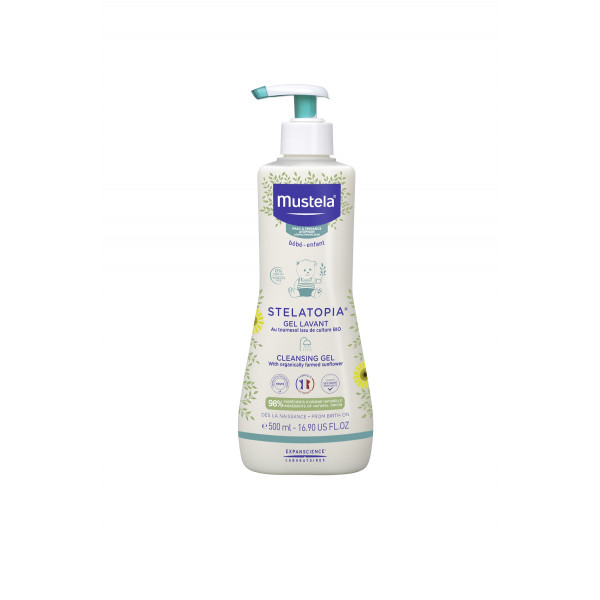 Stelatopia Gel Lavant Au Tournesol - Mustela Kropsolie, Lotion Og Creme 500 Ml
