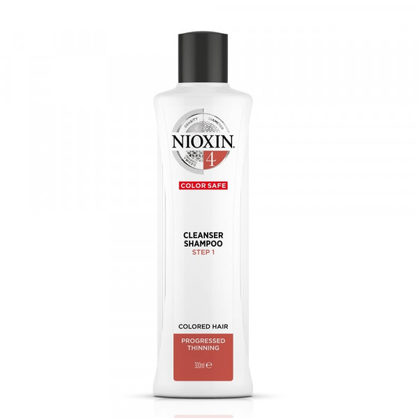 System 4 Cleanser Shampooing Purifiant Cheveux Colorés Très Fins - Nioxin Champú 300 Ml