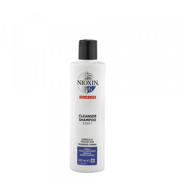 System 6 Cleanser Shampooing Purifiant Cheveux Traités Très Fins - Nioxin Champú 300 Ml