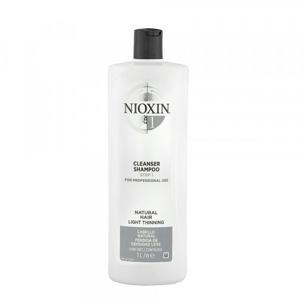 Nioxin - System 1 Cleanser Shampoing Pour Cheveux Normaux à Fins Et Naturels 1000ml Shampoo