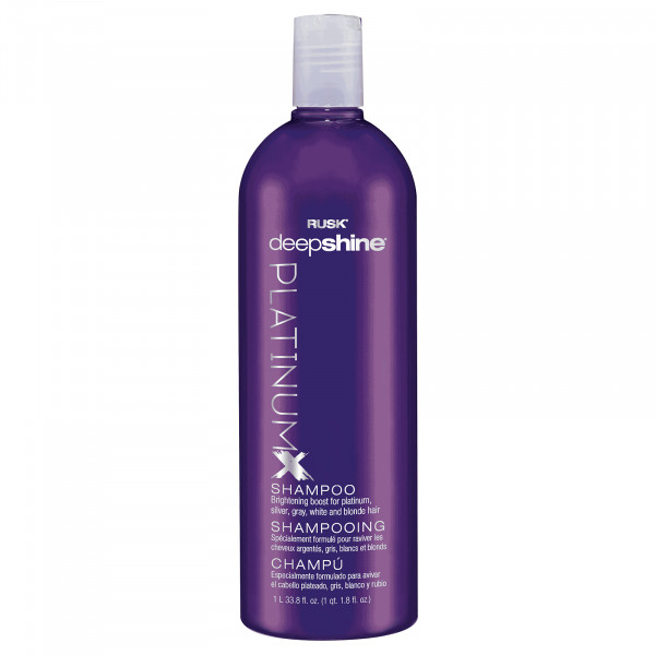Rusk - Deepshine Platinum X Shampooing 1000ml Shampoo