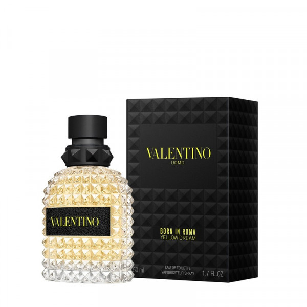 Valentino - Valentino Uomo Born In Roma Yellow Dream : Eau De Toilette Spray 1.7 Oz / 50 Ml