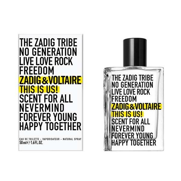 Zadig & Voltaire - This Is Us! : Eau De Toilette Spray 1.7 Oz / 50 Ml