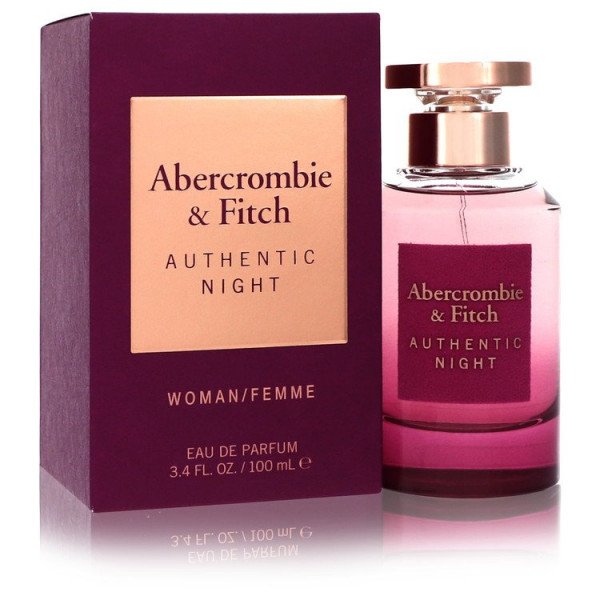 Abercrombie & Fitch - Authentic Night Femme 100ml Eau De Parfum Spray