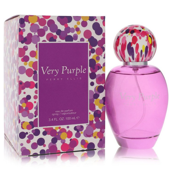 Photos - Women's Fragrance Perry Ellis  Very Purple : Eau De Parfum Spray 3.4 Oz / 100 m 