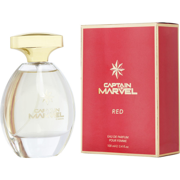 Marvel - Captain Marvel Red : Eau De Parfum Spray 3.4 Oz / 100 ml