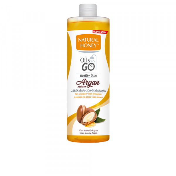 Oil & Go Argan - Natural Honey Aceite, Loción Y Crema Corporales 300 Ml