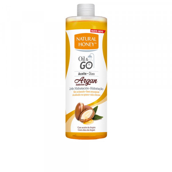 Oil & Go Argan - Natural Honey Kropsolie, Lotion Og Creme 300 Ml