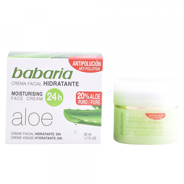 Aloe Crème Visage Hydratante - Babaria Hydraterende En Voedende Verzorging 50 Ml