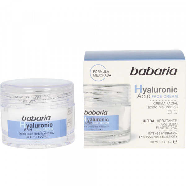 Acide Hyaluronique Crème Visage - Babaria Pielęgnacja Nawilżająca I Odżywcza 50 Ml