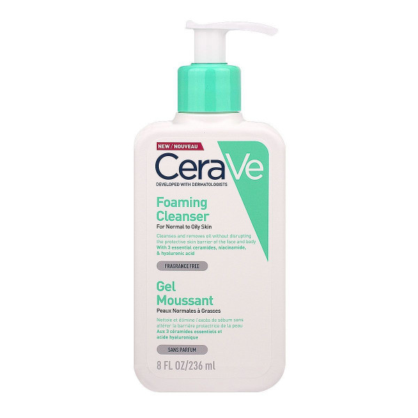 Gel Moussant - Cerave Cleanser - Make-up Remover 236 Ml
