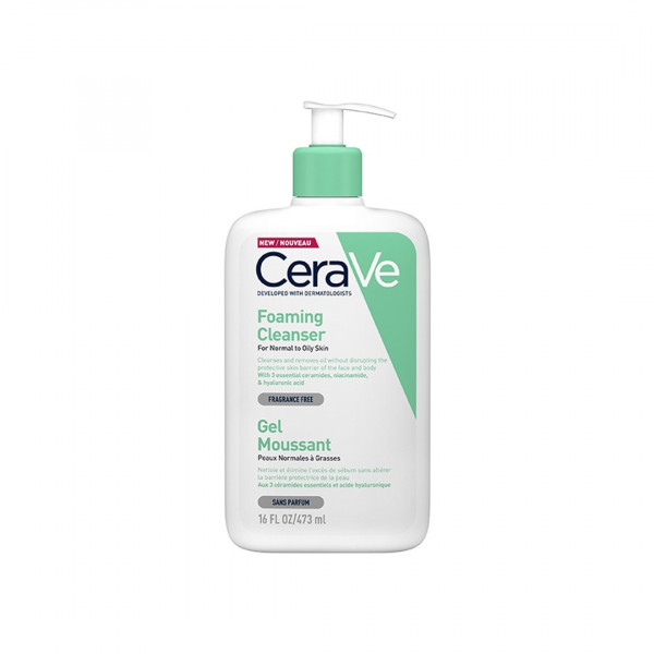 Gel Moussant - Cerave Limpiador - Desmaquillante 473 Ml