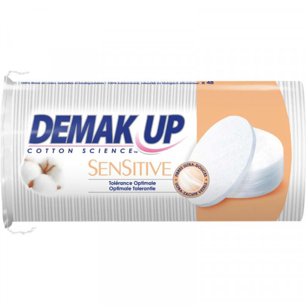 Sensitive - Demak'Up Rengöringsmedel - Make-up Remover 72 Pcs