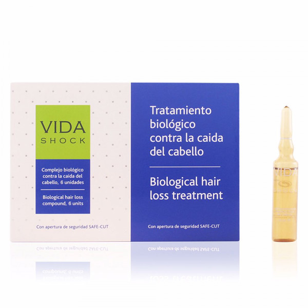 Vida Shock Traitement Biologique Contre La Chute Des Cheveux - Luxana Cuidado Del Cabello 6 Pcs
