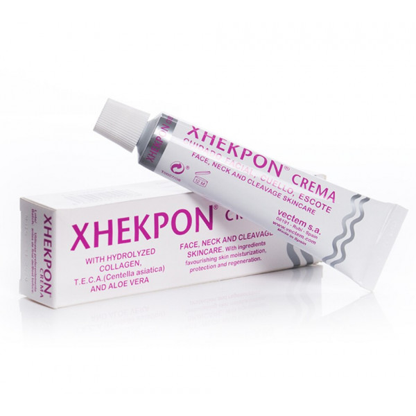 Xhekpon - Crema Cuidado Facial Cuello Y Escote 40ml Trattamento Idratante E Nutriente