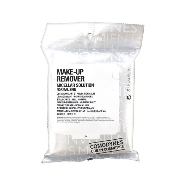 Make-up Remover Micellar Solution Normal Skin - Comodynes Rensemiddel - Make-up Fjerner 20 Pcs