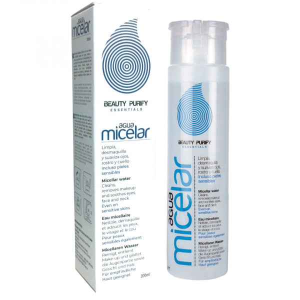 Beauty Purify Essentials Aqua Micelar - Diet Esthetic Limpiador - Desmaquillante 250 Ml