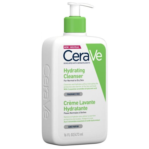Cerave - Crème Lavante Hydratante 473ml Detergente - Struccante
