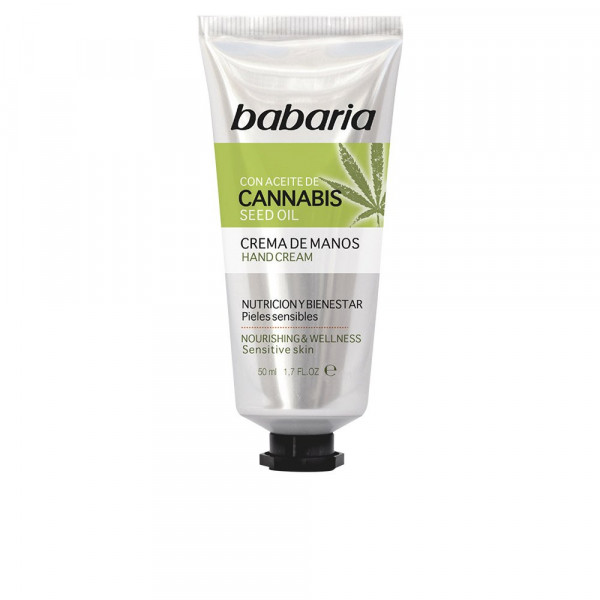 Cannabis Crema De Manos - Babaria Aceite, Loción Y Crema Corporales 50 Ml