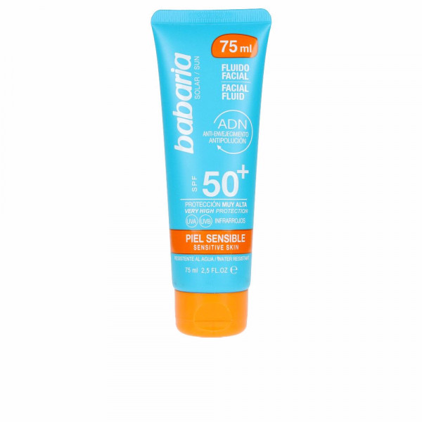 Facial Fluid Sensitive Skin - Babaria Beskyttelse Mod Solen 75 Ml
