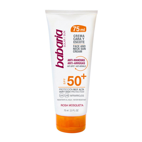 Solar Crema Cara Y Escote - Babaria Protección Solar 75 Ml