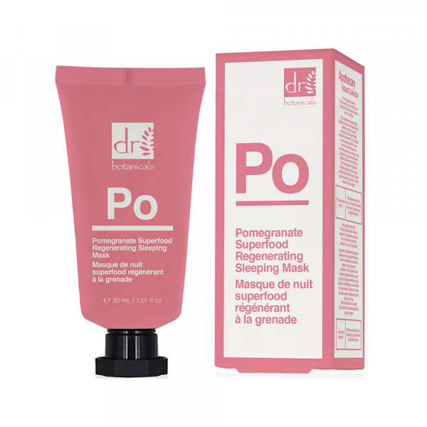 Po Masque De Nuit Superfood Régénérant à La Grenade - Dr. Botanicals Maske 30 Ml