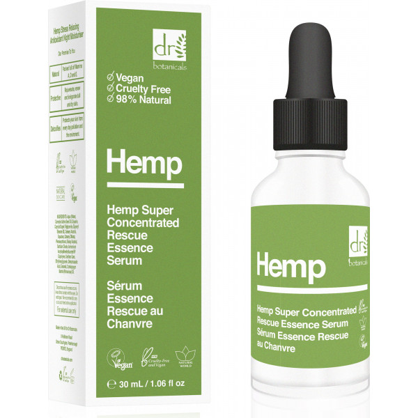 Hemp Super Concentrated Rescue Essence Serum - Dr. Botanicals Serum Och Booster 30 Ml