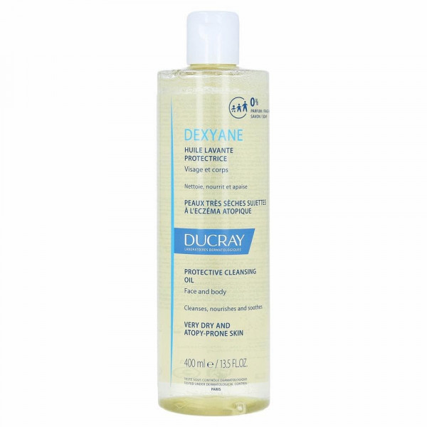 Ducray - Dexyane Huile Lavante Protectrice : Cleanser - Make-up Remover 400 Ml