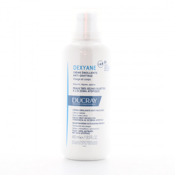 Dexyane Crème Émollient Anti-Grattage - Ducray Återfuktande Och Närande Vård 400 Ml