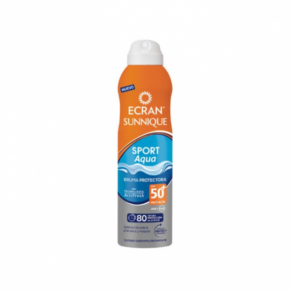 Ecran - Sunnique Sport Aqua Bruma Protectora : Sun Protection 8.5 Oz / 250 Ml